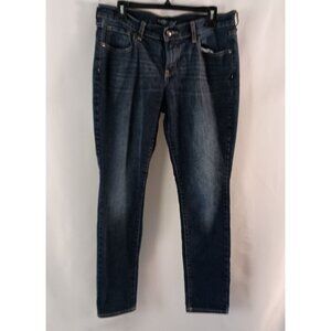 Old Navy The Flirt Mid Rise Straight Leg Jeans Women’s Size 12 Blue Denim